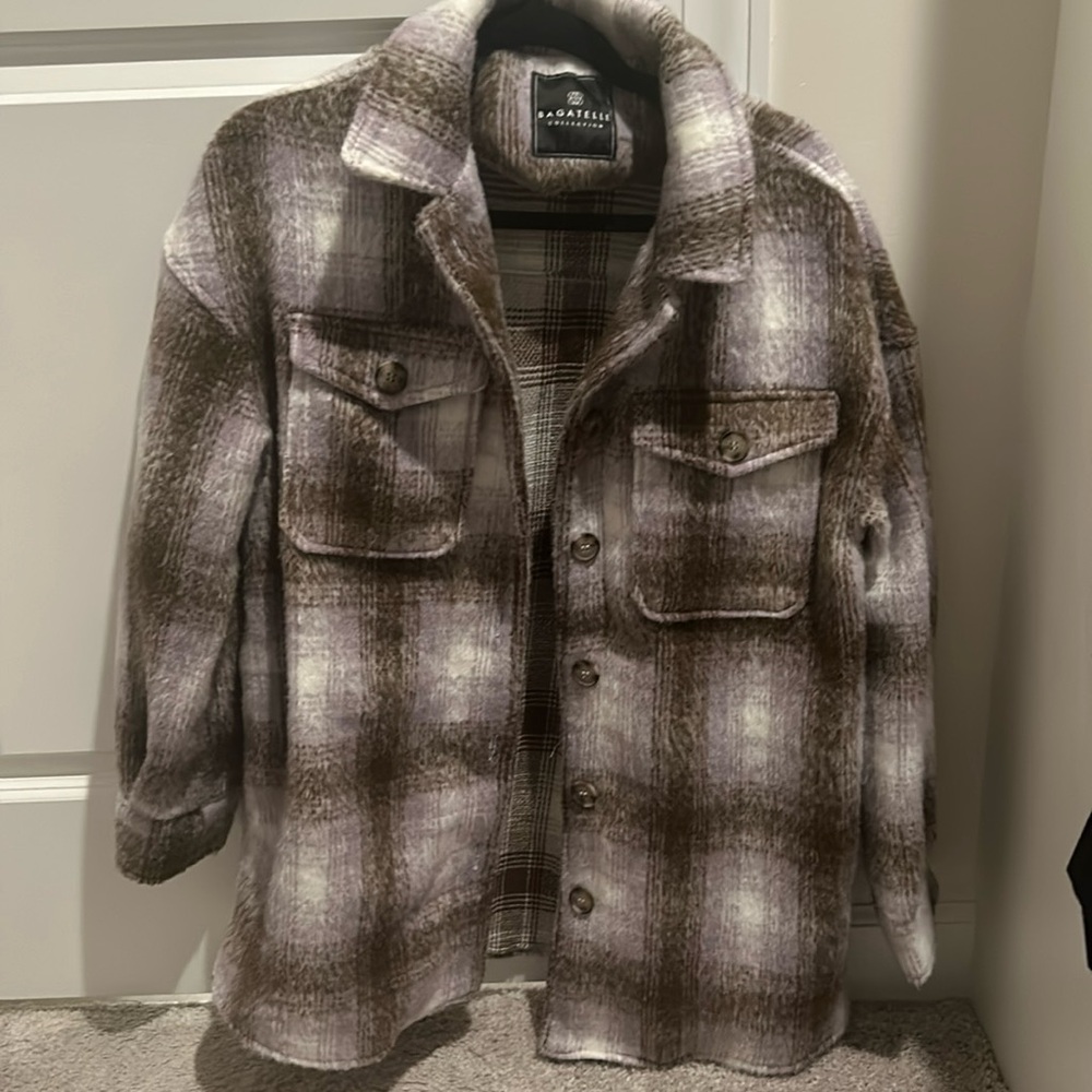 Purple shacket